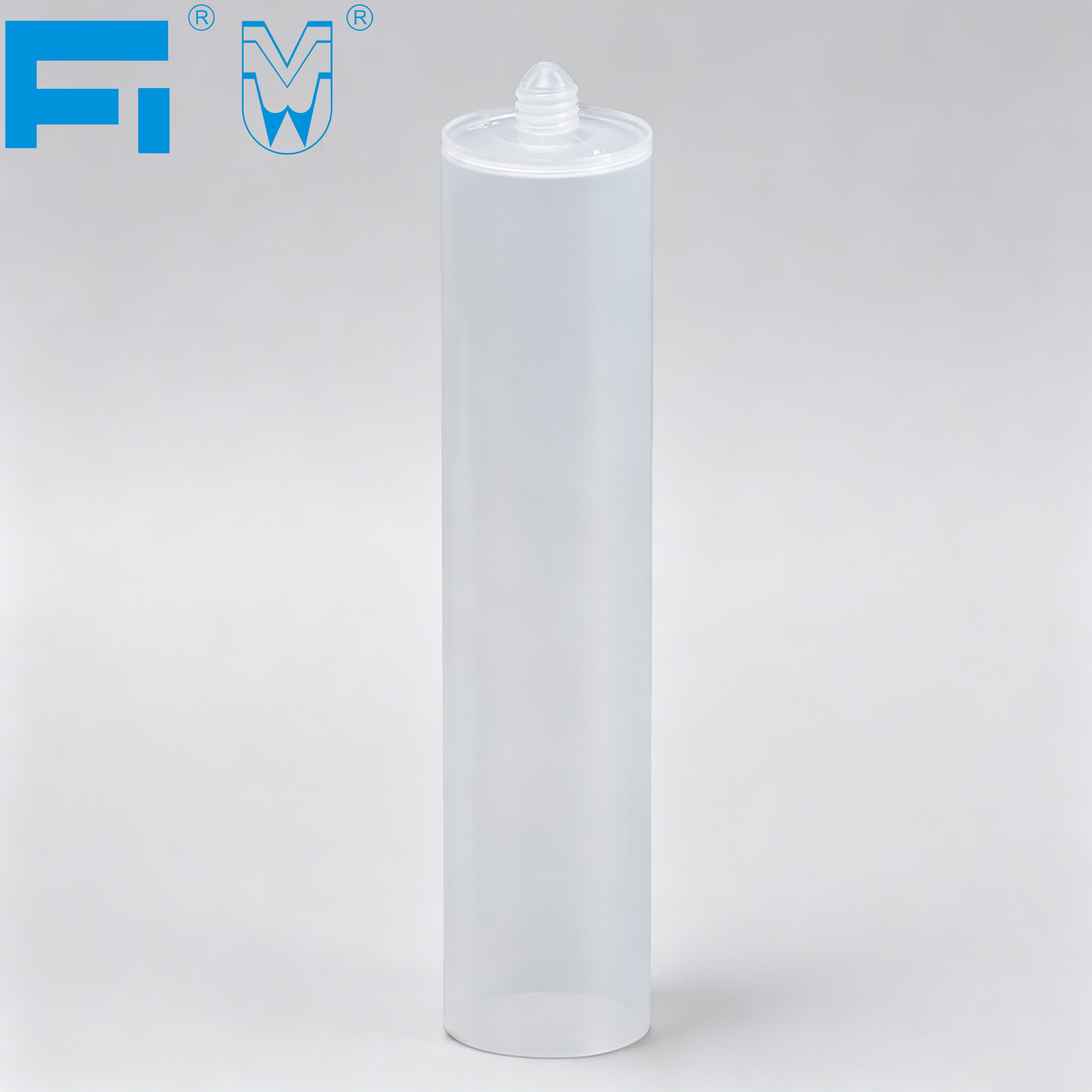 300 ミリリットル耐薬品性 PP 透明粘着プラスチック カートリッジシリコーン シーラント包装用建築業界