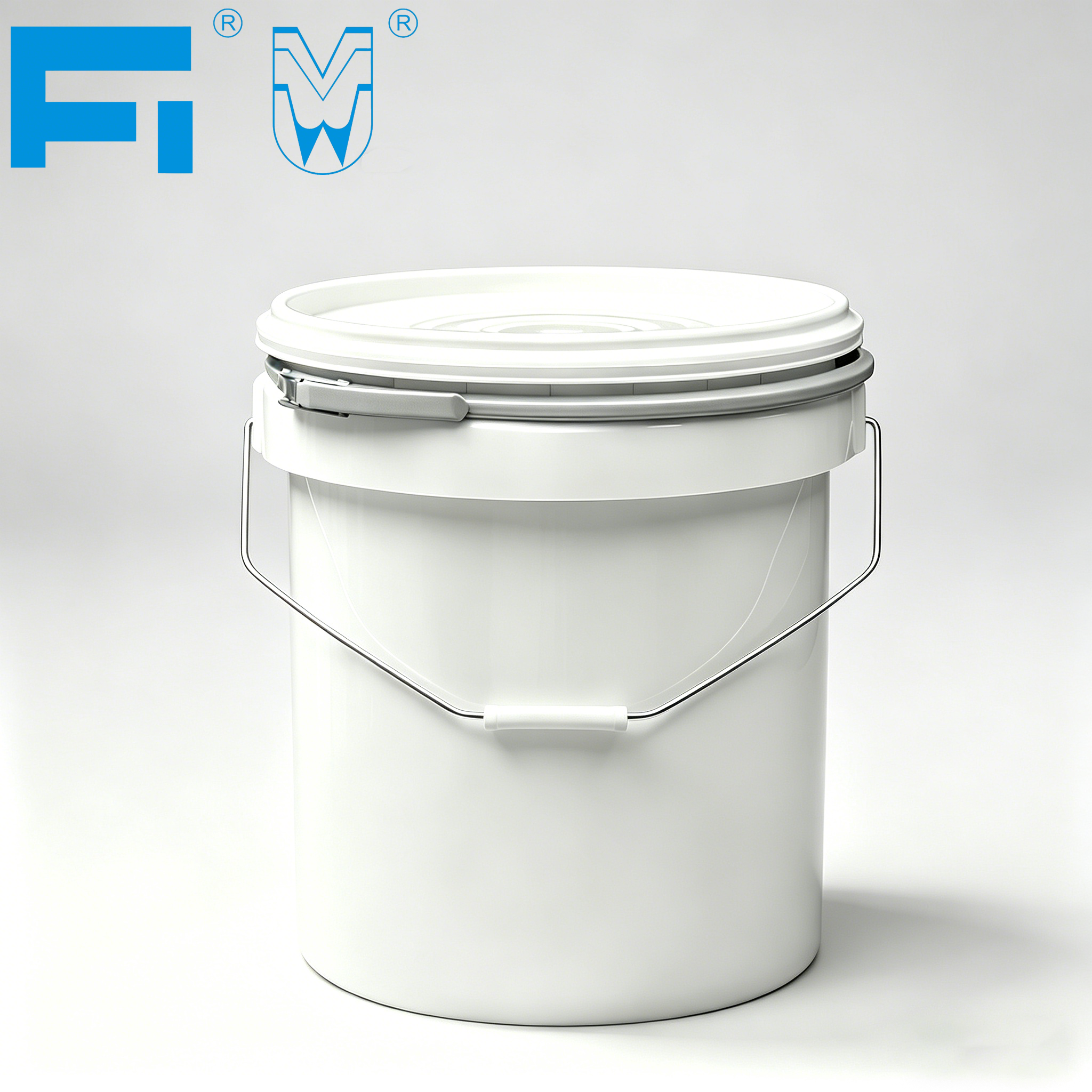 20L 工業用塗料入りプラスチックバケツ、化学薬品保管用シーラントおよび接着剤包装用
