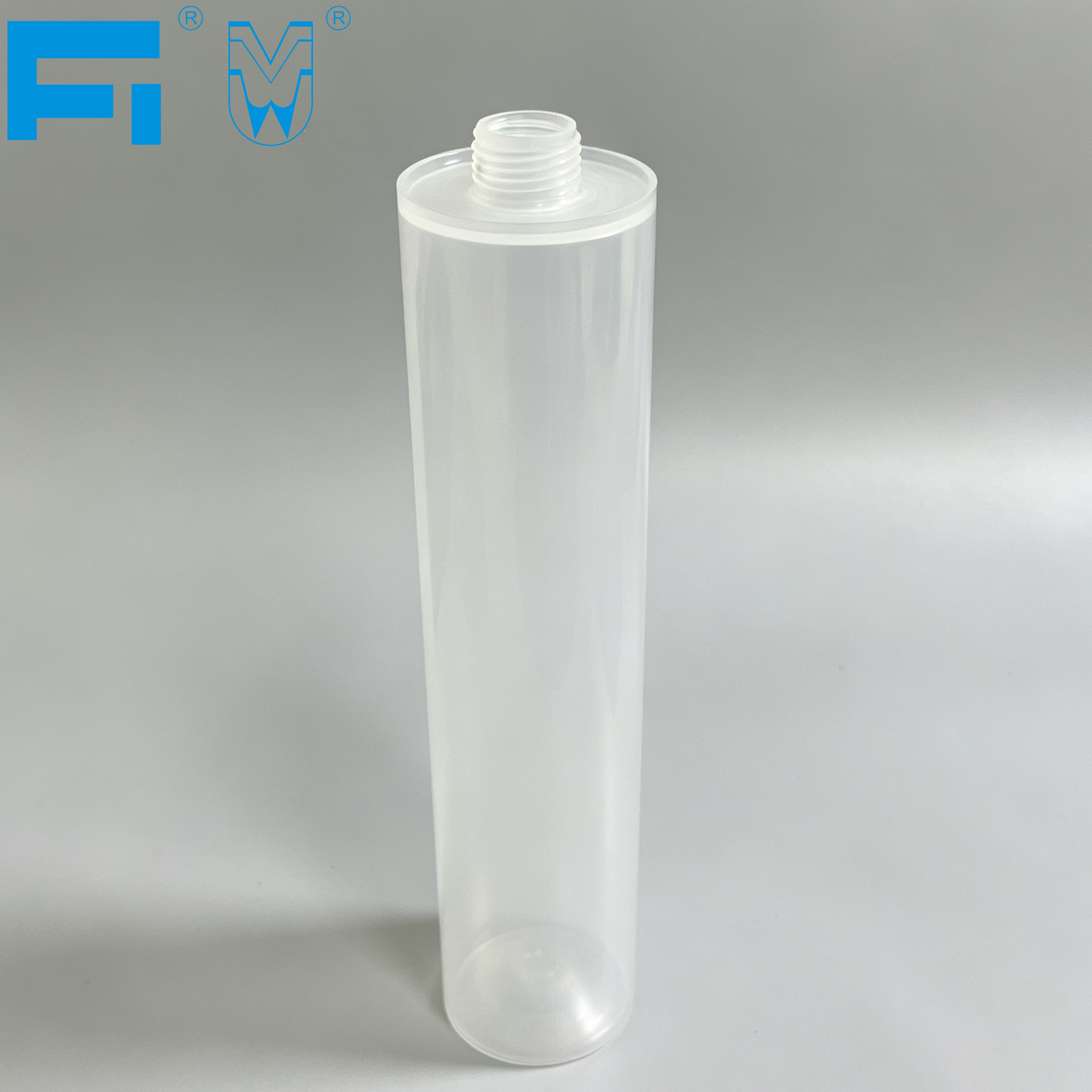 耐薬品性 333 ミリリットル透明 PP 接着剤包装プラスチックコーキングカートリッジ工業用シーラント
