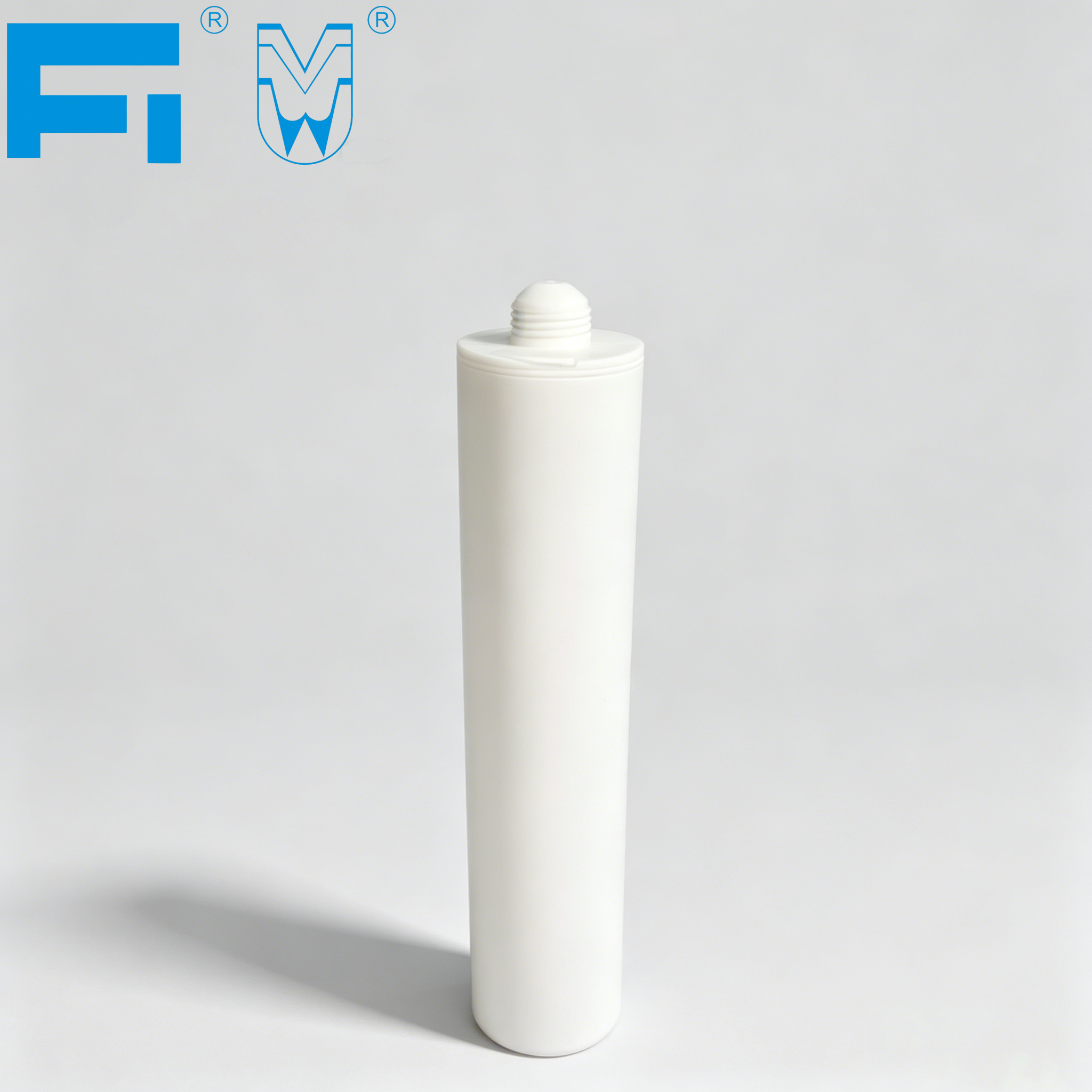 270 ミリリットルカスタム印刷 HDPE 接着剤包装プラスチックカートリッジ産業用シーラント建設コーキングとシーリング